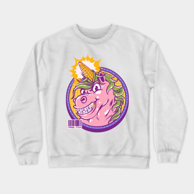 UNICORN CORN Crewneck Sweatshirt by mmninestd